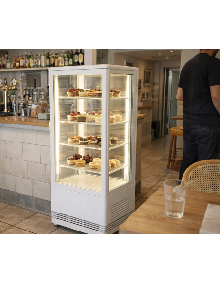 Vetrina Frigo Verticale Bianca Ventilata 3 Ripiani - VRN78B