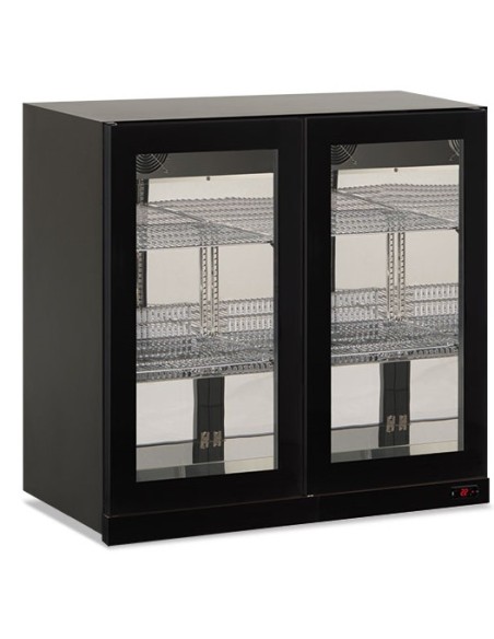 Frigorifero Bevande a Pensile Ventilato Nero 2 Porte Battenti
