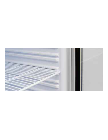 Armadio Refrigerato Acciaio Bianco 360Lt Dimensioni 600x585x1850h mm