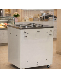 Bancone Gelato 4 Carapine Dimensione 820x790x1272h mm Copertura