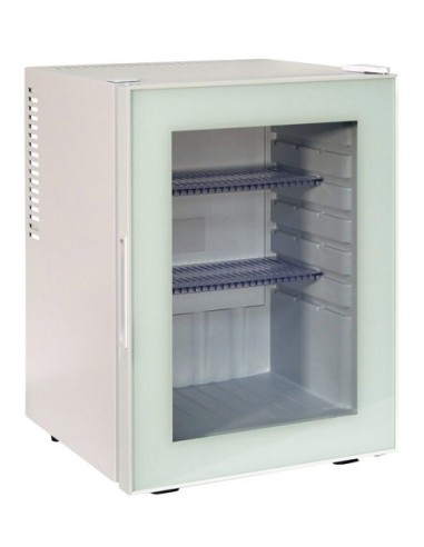 Minibar Bianco EL40PVTW per Camera Hotel con Porta a Vetro 40LT