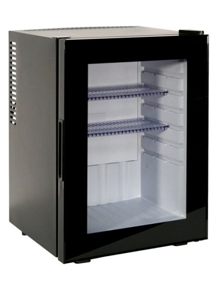 Minibar Hotel EL40PV Nero Silenzioso con Porta Vetro Capacità 40 Lt