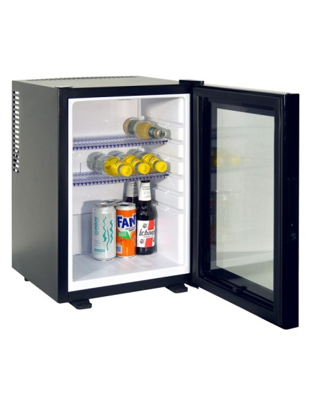 Minibar Hotel EL40PV Nero Silenzioso con Porta Vetro Capacità 40 Lt