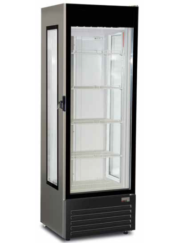 Vetrina Refrigerata Statica Pasticceria con 3 lati vetro FROST400 PS