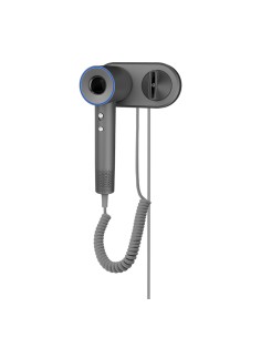 Asciugacapelli da Parete per Bagno Hotel Nero Potenza 1600W