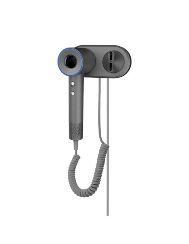 Asciugacapelli da Parete per Bagno Hotel Nero Potenza 1600W