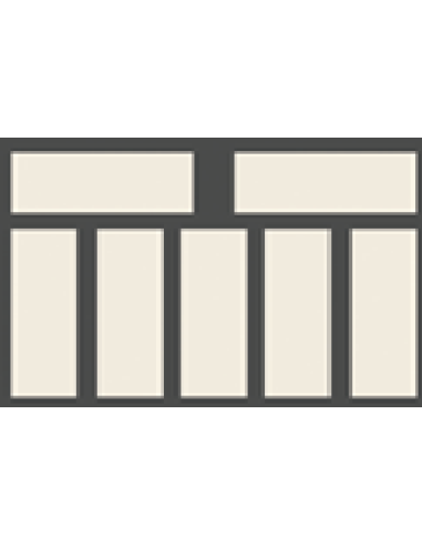 Vetrina Gelato Mantecato per 7 Vaschette Dimensione 1000x765x1156h
