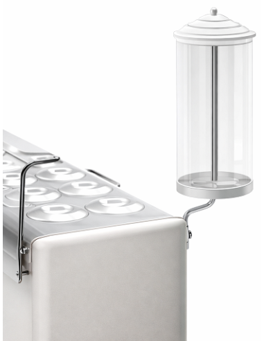 Porta Coni Deluxe Bianco Bancone Gelato COMBI, CREAM, EXCREAM