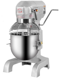 Impastatrice Planetaria GJ20 Capacità 20Lt con Frusta, Uncino, Spatola