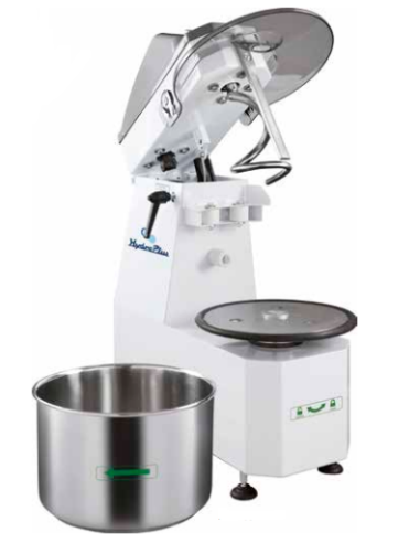 Impastatrice Spirale Alta Idratazione 12Lt Testa Sollevabile Vasca Estraibile