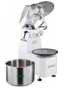 Impastatrice Spirale Alta Idratazione 22Lt Testa Sollevabile Vasca Estraibile