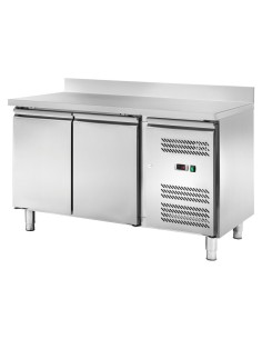 Bancone Refrigerato Ventilato Snack Alzatina 2 Porte Dimensione 1360x600x850h