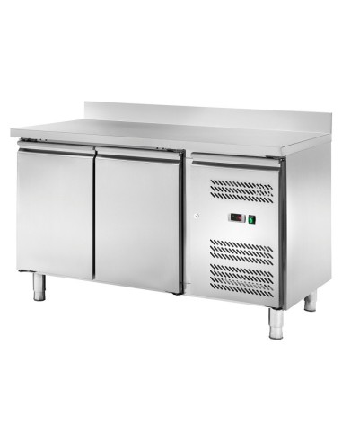 Bancone Refrigerato Ventilato Snack Alzatina 2 Porte Dimensione 1360x600x850h
