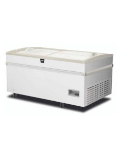 Pozzetto Congelatore Isola Orizzontale Vetro Scorrevole Capacità 550Lt