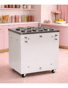 Bancone Gelato Mantecato 6 Carapine Dim.1070x790x1272h mm