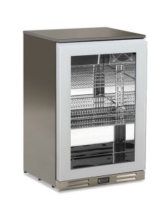 Frigorifero Bevande Retro Banco Esterno Inox Capacità 121Lt