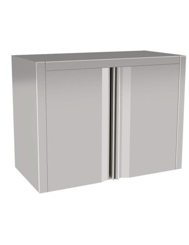 Pensile Inox Ante Battenti Ripiano Interno Dimensione 1200x400x600h mm