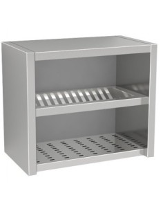 Pensile Inox a Giorno Base Asolata Scolapiatti cm 80x40x80h