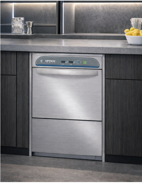 Lavabicchieri X28E 4 Cicli Lavaggio Cesto Quadrato 40x40 Altezza 270