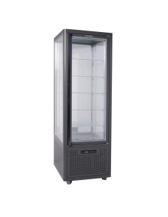 Frigo Vetrina Pasticceria Ventilata con 5 Ripiani in Vetro