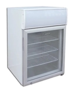 Congelatore da Banco Bianco con Led Dimensione 610x555x892 mm