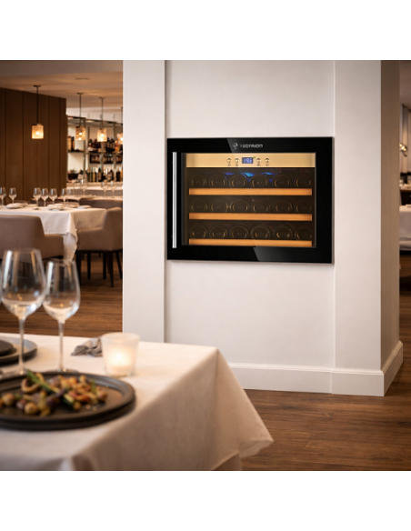 Cantinetta Vino da Incasso Porta Vetro 3 Griglie Legno SOMMELIER18