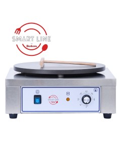 Piastra Crepes Elettrica WD1 Diametro Crepes 400 mm Base Quadrata