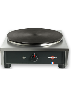 Crepiera Elettrica Base Quadrata Piastra in Ghisa 40 cm 3600W CTCA4A