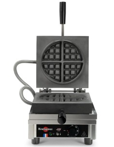 Piastra Waffle Tipo Rotondo con Diametro 185 mm