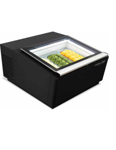Vetrina Gelato Mantecato da Banco Nero Dimensione 670x750x392h  mm