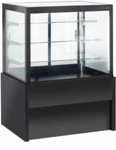 Vetrina Refrigerata Pasticceria Nera Dimensione 1000x770x1380h mm