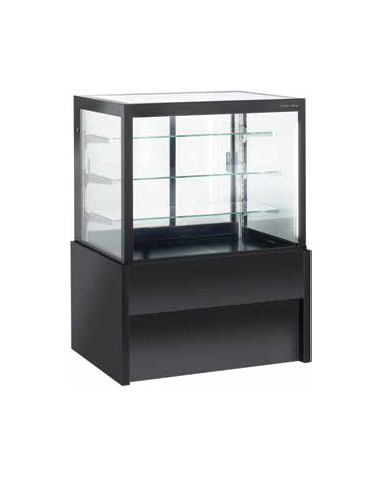 Vetrina Refrigerata Pasticceria Nera Dimensione 1000x770x1380h mm