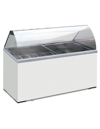 Banco Gelato Mantecato - Capacità 8 Vaschette da 5 Lt - ICE8