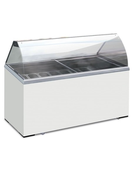 Banco Gelato Mantecato - Capacità 8 Vaschette da 5 Lt - ICE8