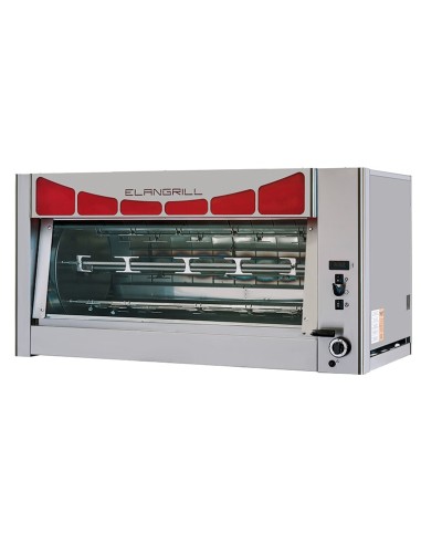 Girarrosto a Gas per 42 Polli con Sistema Grill Plus 2 Motori