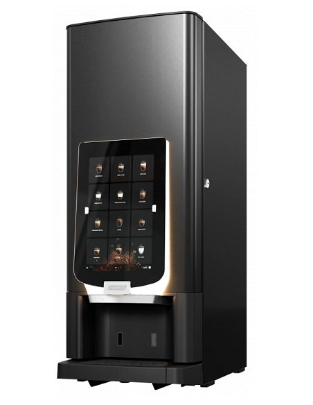 Macchina Automatica per Caffè Macinato 36 Bevande Base Solubile