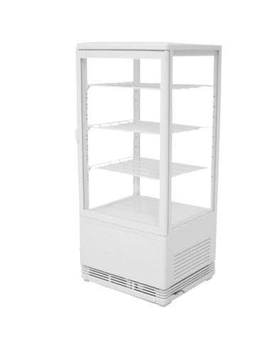 Vetrina Frigo Verticale VRN78 Bianca Ventilata 3 Ripiani