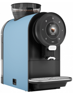 Macchina per Caffè Espresso con Chicchi Caffè Colore Blu-Nero