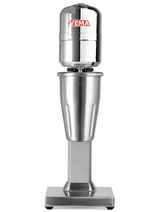 Frullatore Frappè FL2005/L Singolo da Banco con Bicchiere Inox 800 ml