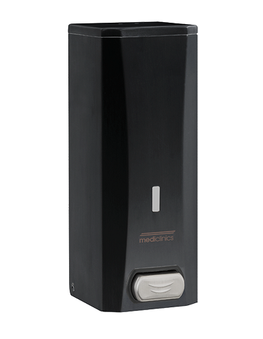Dispenser Manuale DJ0040B con Pulsante Sapone Liquido 1,5Lt Nero