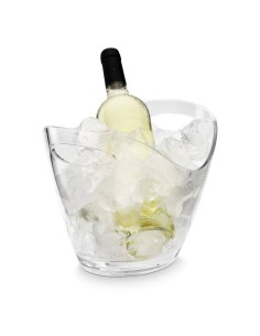 Secchiello Ovale per Champagne in Acrilico Trasparente