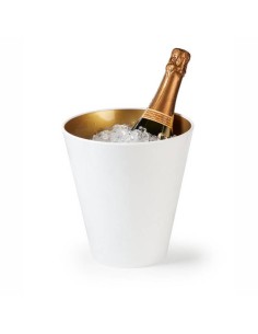 Secchiello Champagne Colore Bianco Diametro 19 cm - 3 Quantità