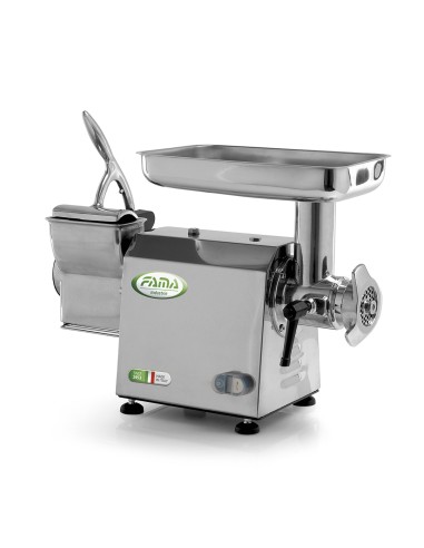 Abbinato Tritacarne Grattugia Carenato Inox Macinazione in Ghisa