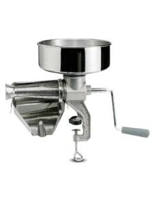 Spremipomodoro Manuale con Imbuto e Sgocciolatoio Inox - 8603N