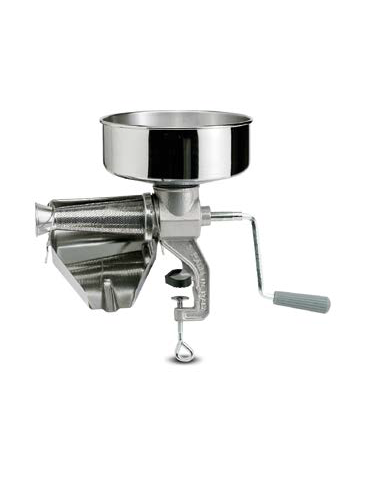 Spremipomodoro Manuale con Imbuto e Sgocciolatoio Inox - 8603N