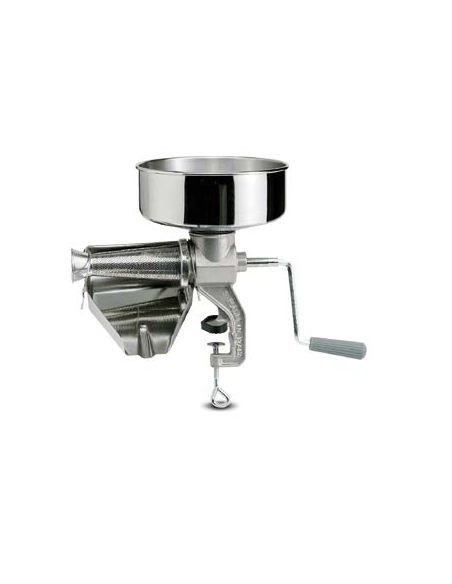 Spremipomodoro Manuale con Imbuto e Sgocciolatoio Inox - 8603N