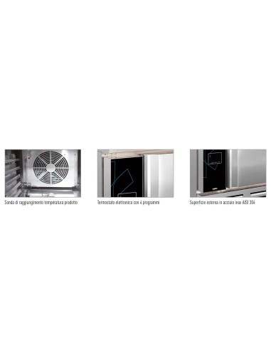 Abbattitore Temperatura ABT05 5 Teglie GN1/1 o Pasticceria 60x40