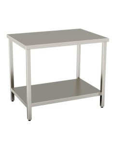 Tavolo Inox a Giorno Ripiano Inferiore Dimensione 1100x600x850H mm