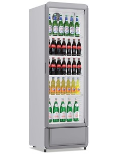 Frigorifero Bevande Ventilato Porta Grigia 380Lt Termometro analogico