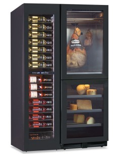 Frigo Vino combinato Salumi Formaggi Verticale 4 Temperature